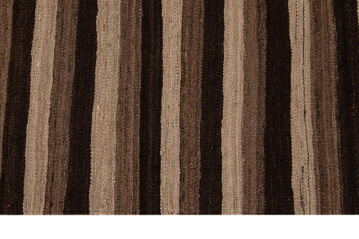 Contemporary Flatweave Wool Rug 9 X 12