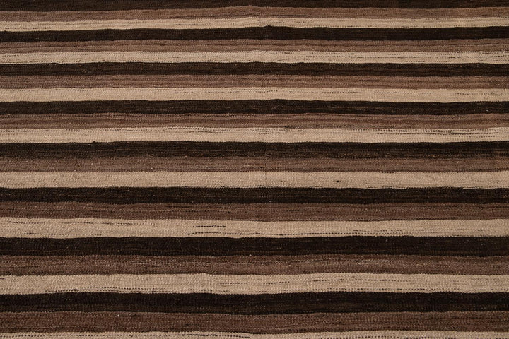 Contemporary Flatweave Wool Rug 9 X 12
