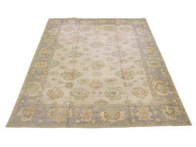 Contemporary Oushak Wool Rug 15 X 21