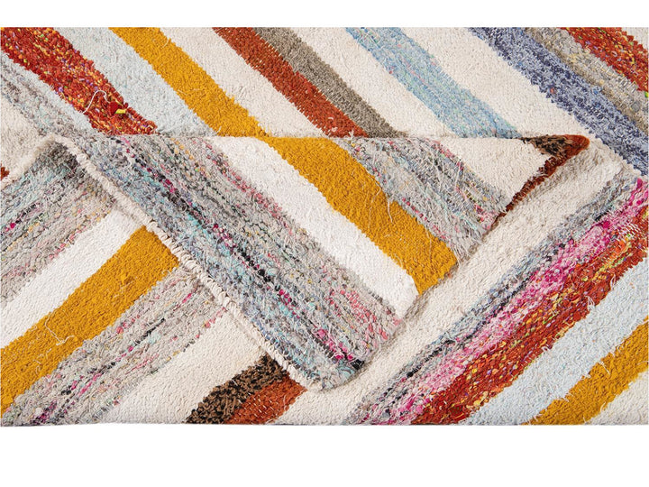 Vintage Kilim Wool Runner 5 X 12