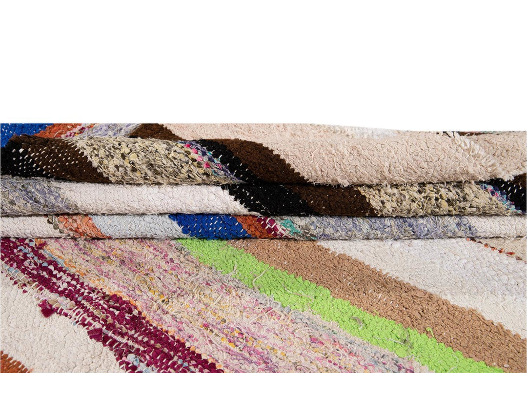 Vintage Kilim Wool Runner 5 X 12