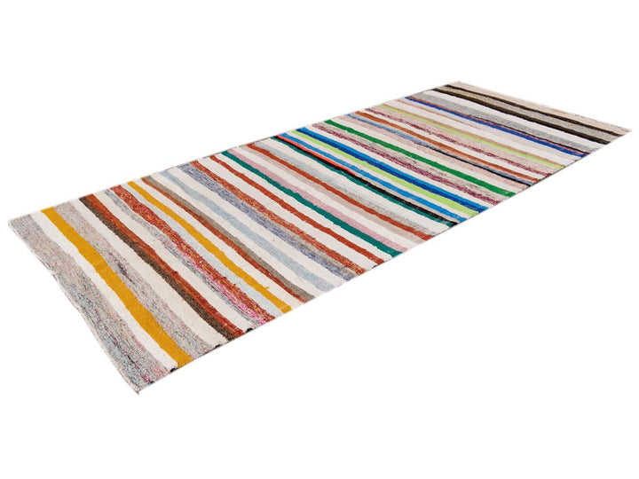 Vintage Kilim Wool Runner 5 X 12