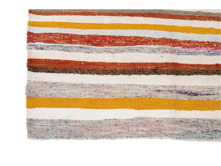Vintage Kilim Wool Runner 5 X 12