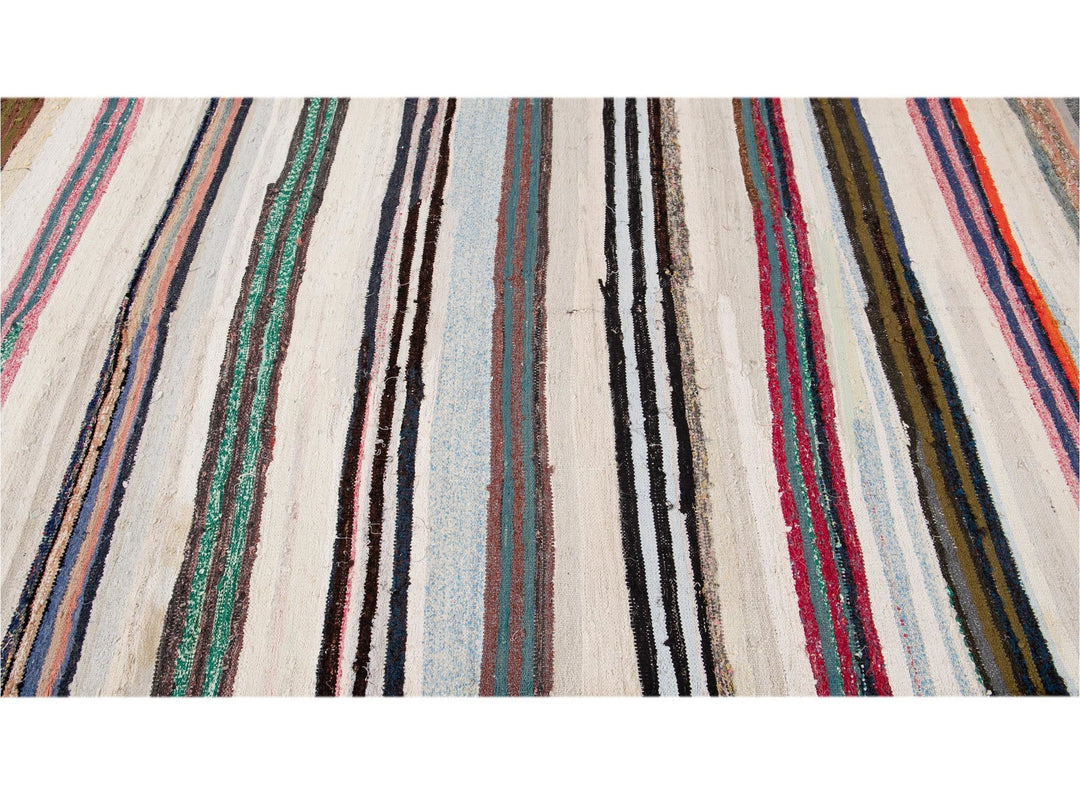Vintage Kilim Wool Rug, 5 X 14