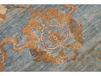 Modern Sultanabad Wool Rug 13 X 18