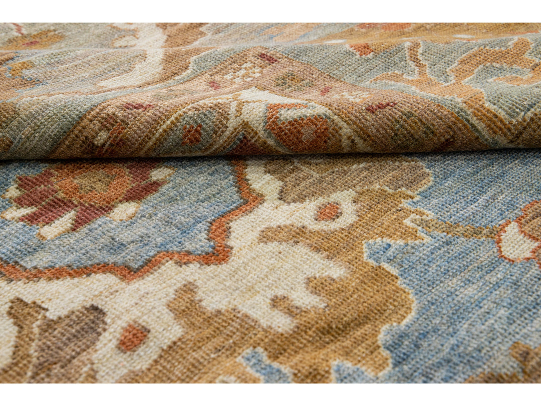 Modern Sultanabad Wool Rug 13 X 18
