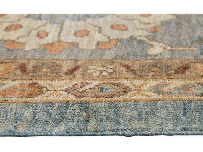 Modern Sultanabad Wool Rug 13 X 18