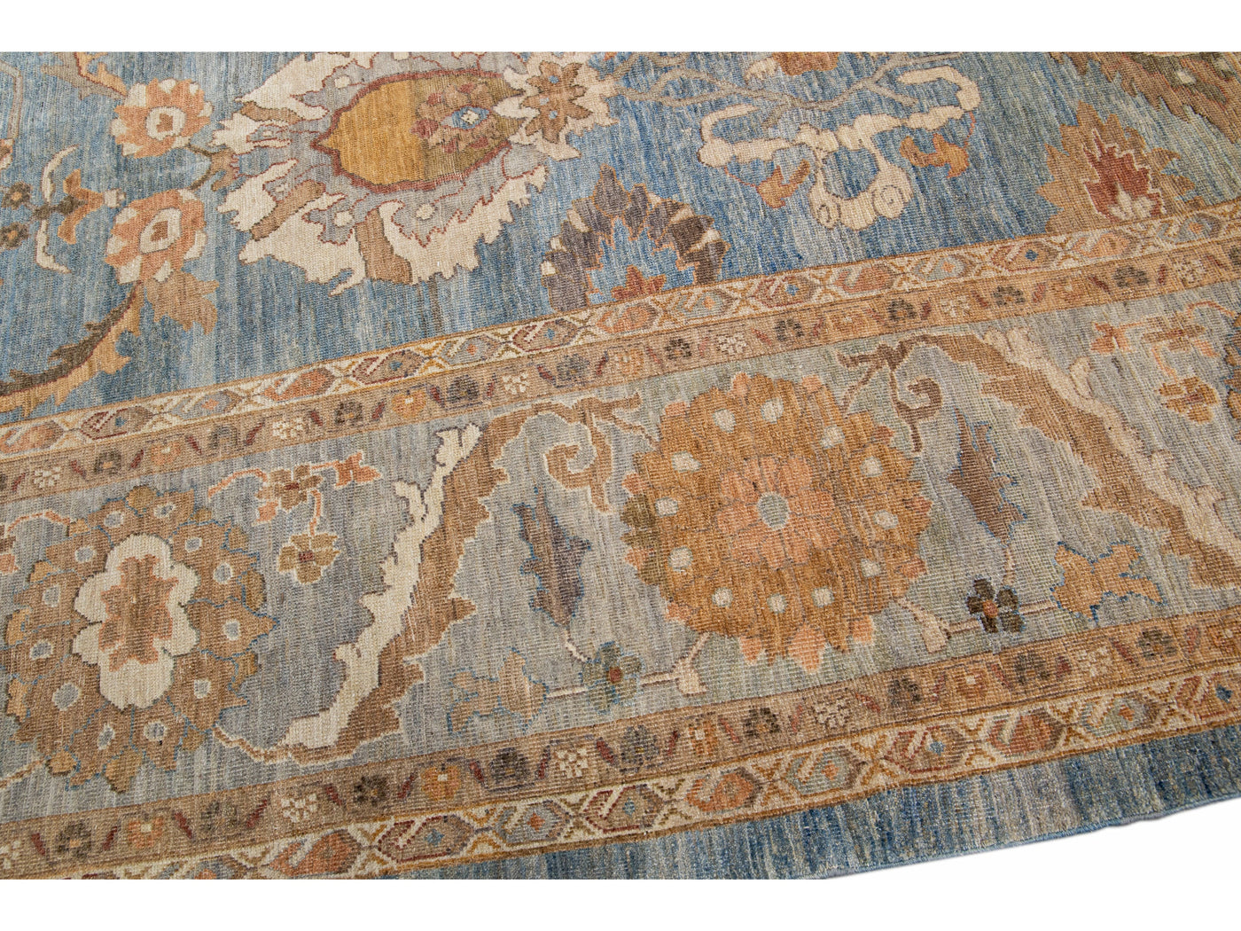 Modern Sultanabad Wool Rug 13 X 18