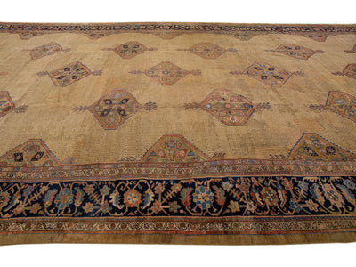 Antique Hamadan Wool Rug 14 X 24