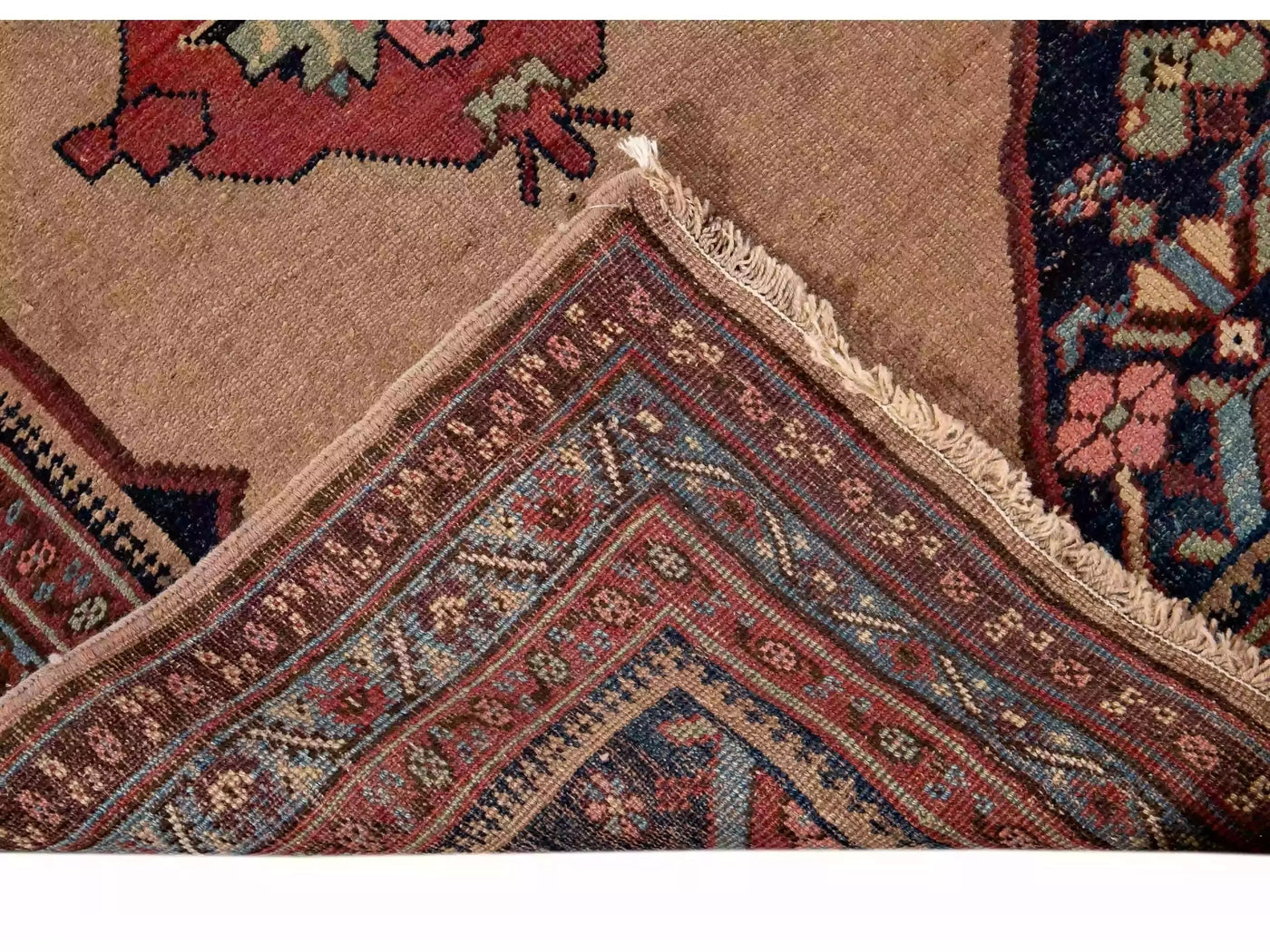Antique Bidjar Wool Runner 4 X 17