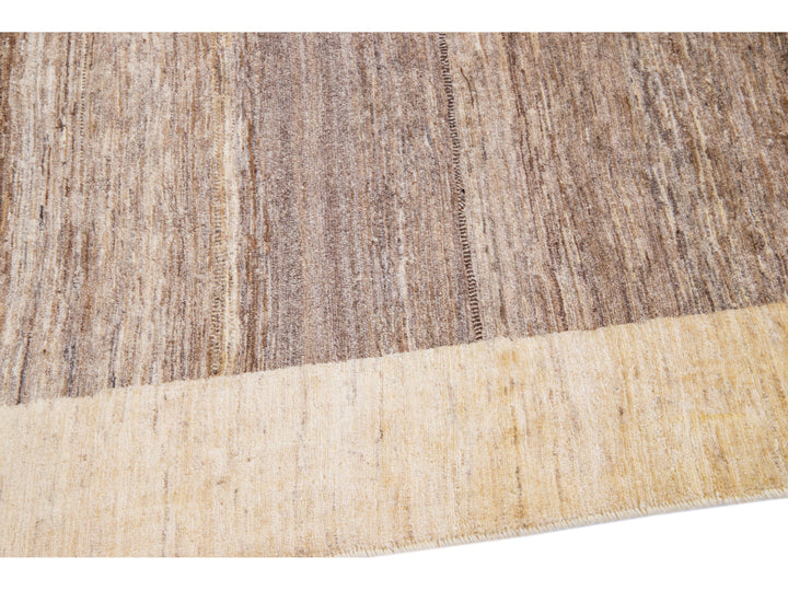 Modern Gabbeh Wool Rug 6 X 9
