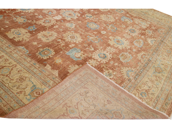 Modern Sultanabad Wool Rug 13 X 14