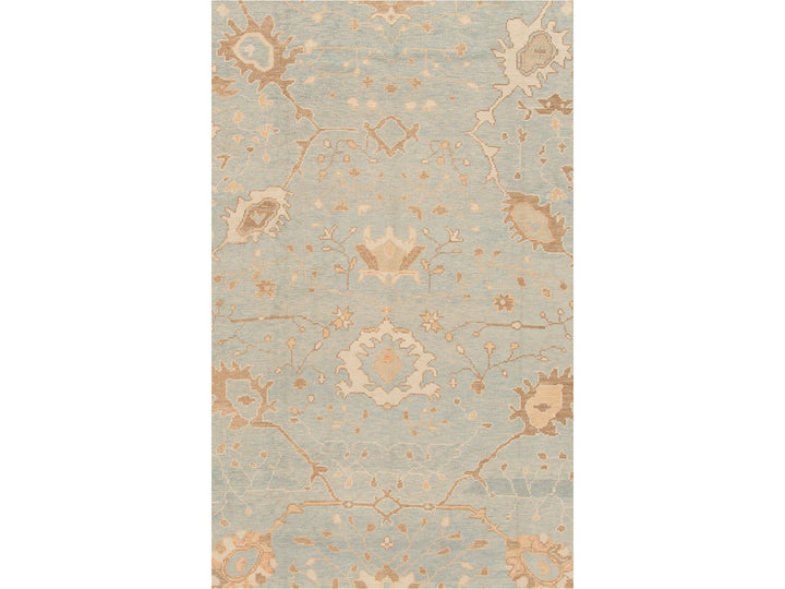 Modern Turkish Oushak Handmade Rug 9 X 12