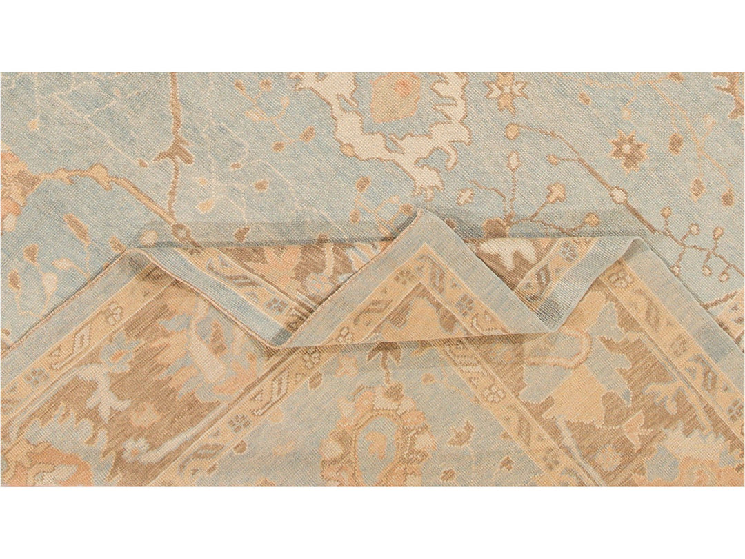 Modern Turkish Oushak Handmade Rug 9 X 12