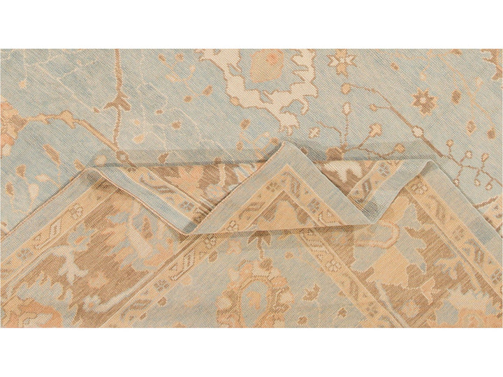 Modern Turkish Oushak Handmade Rug 9 X 12