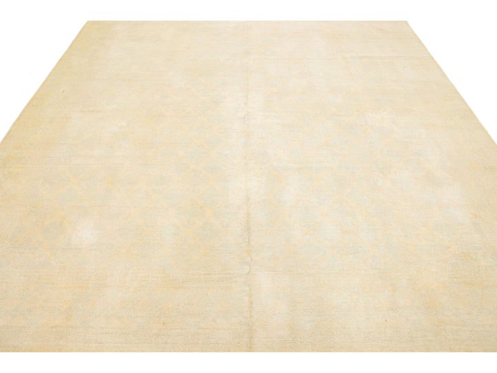 Modern Khotan Wool Rug 9 X 13