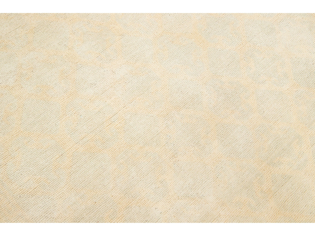 Modern Khotan Wool Rug 9 X 13