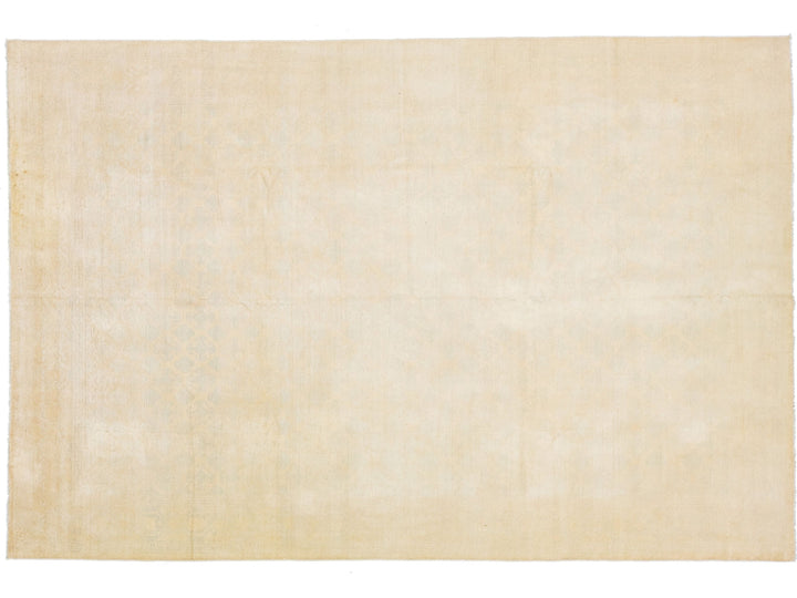 Modern Khotan Wool Rug 9 X 13