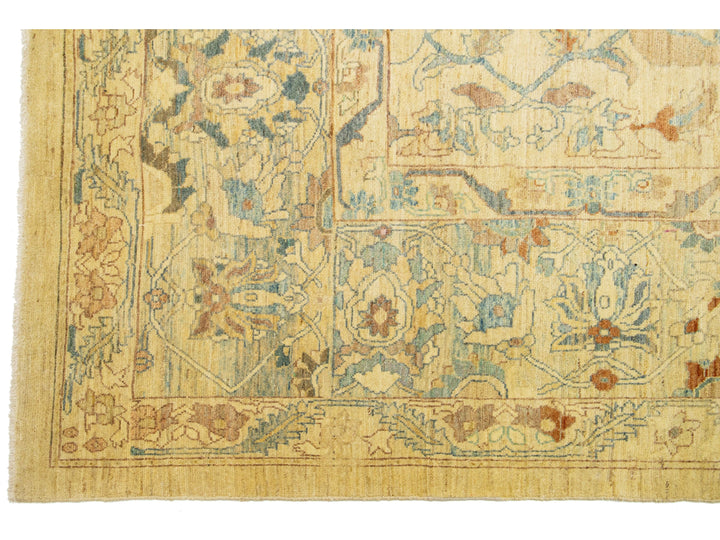 Modern Sultanabad Wool Rug 14 X 21