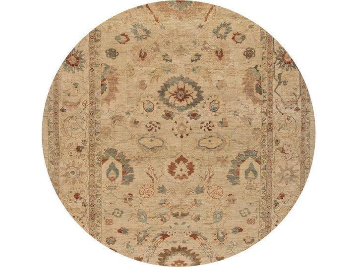 Contemporary Sultanabad Wool Rug 12 X 17