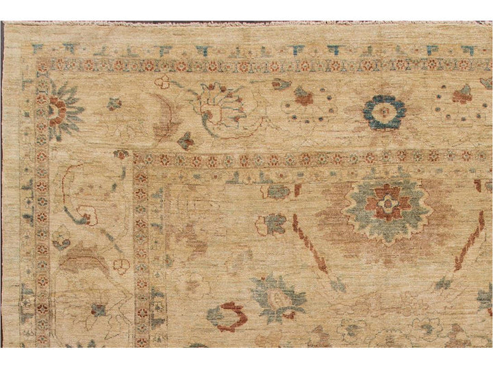 Contemporary Sultanabad Wool Rug 12 X 17