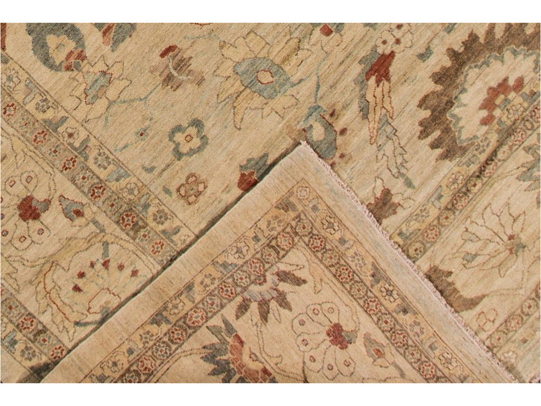 Contemporary Sultanabad Wool Rug 12 X 17