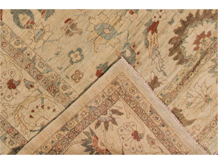 Contemporary Sultanabad Wool Rug 12 X 17