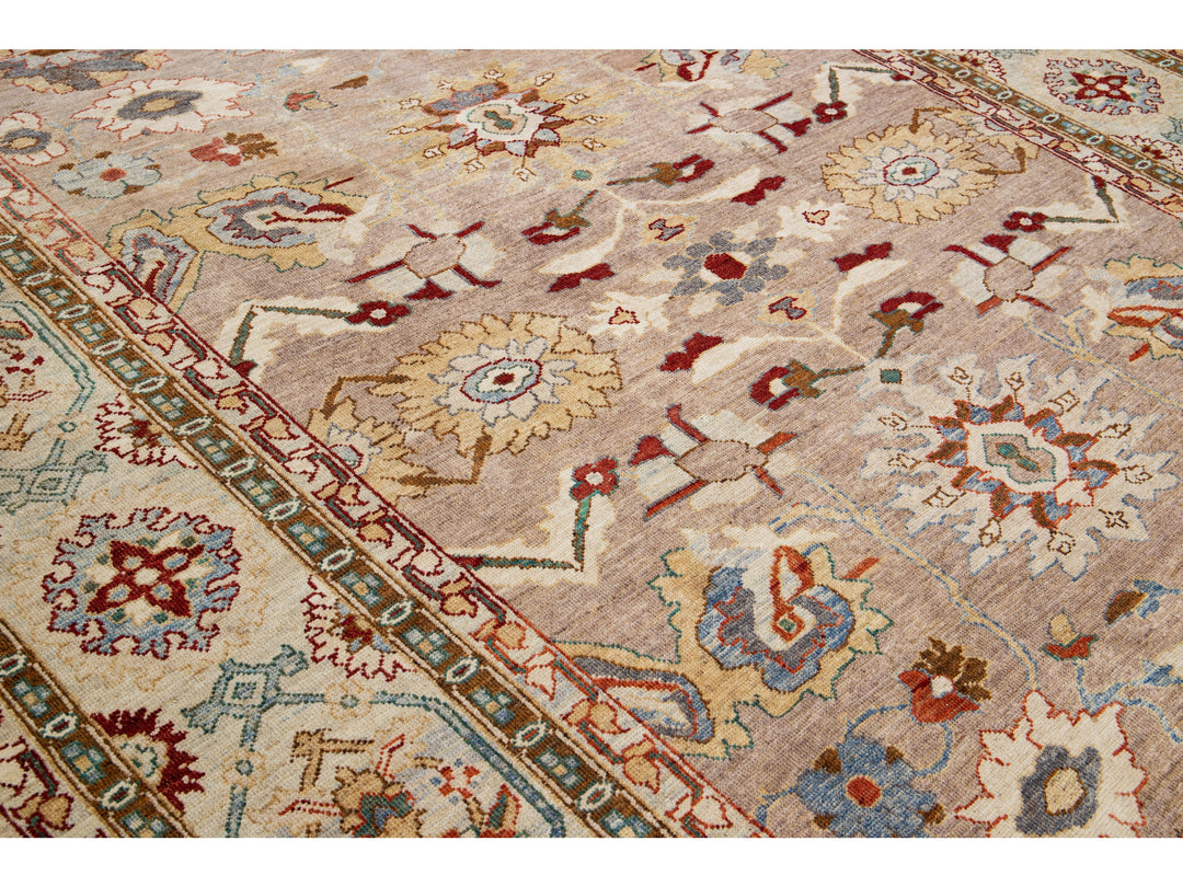 Modern Sultanabad Rug 9 X 12