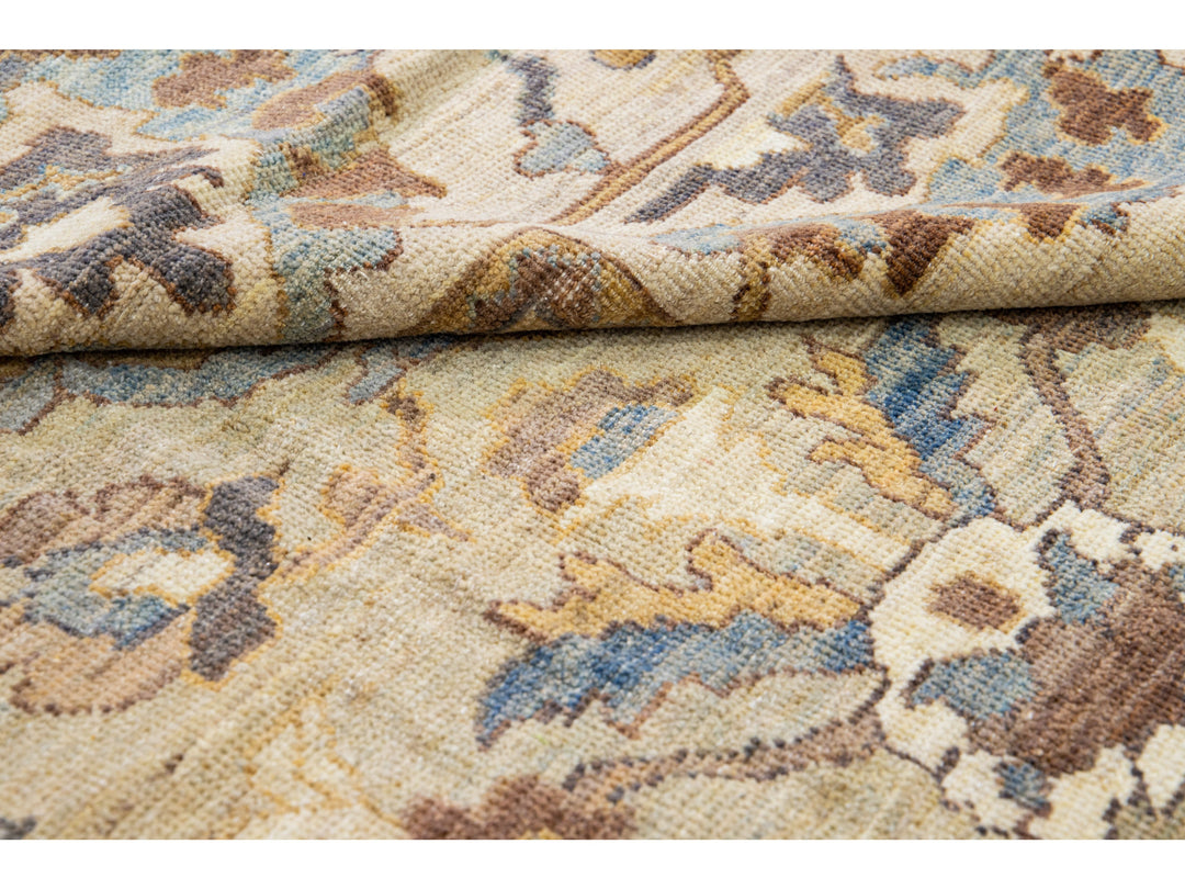 Modern Sultanabad Wool Rug 13 X 19