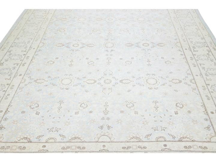 Modern Tabriz Wool Rug 9 X 12