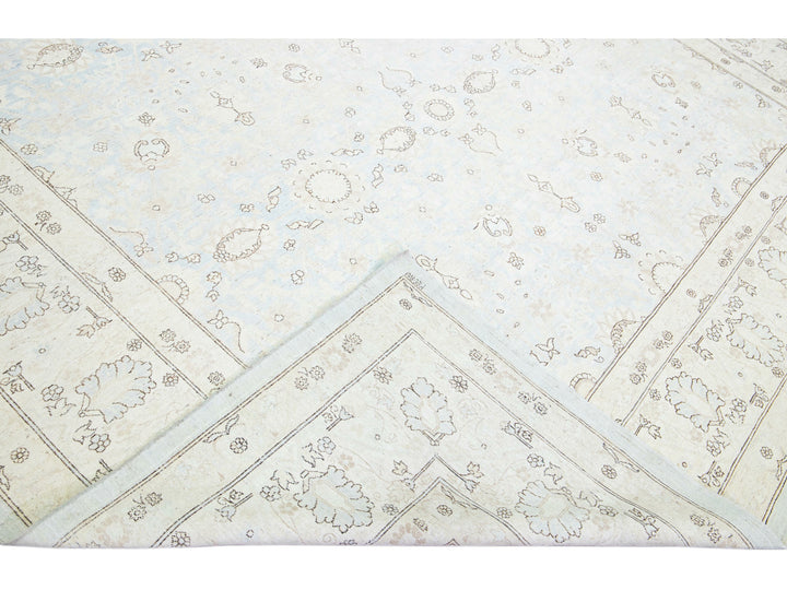 Modern Tabriz Wool Rug 9 X 12