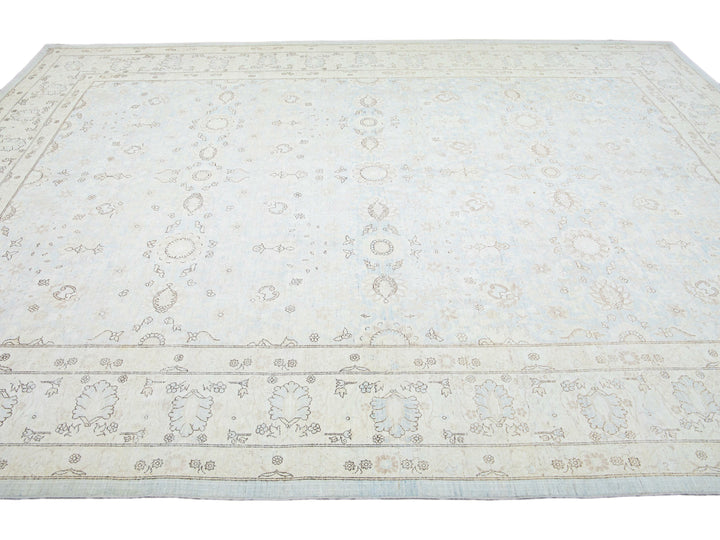 Modern Tabriz Wool Rug 9 X 12