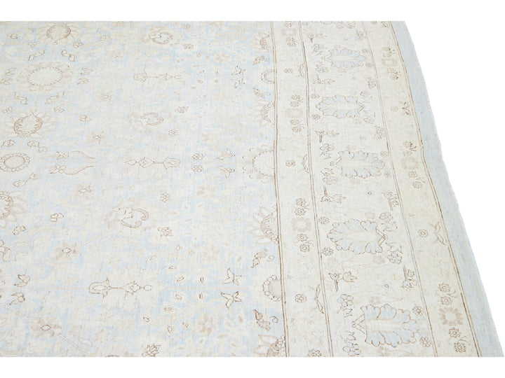 Modern Tabriz Wool Rug 9 X 12