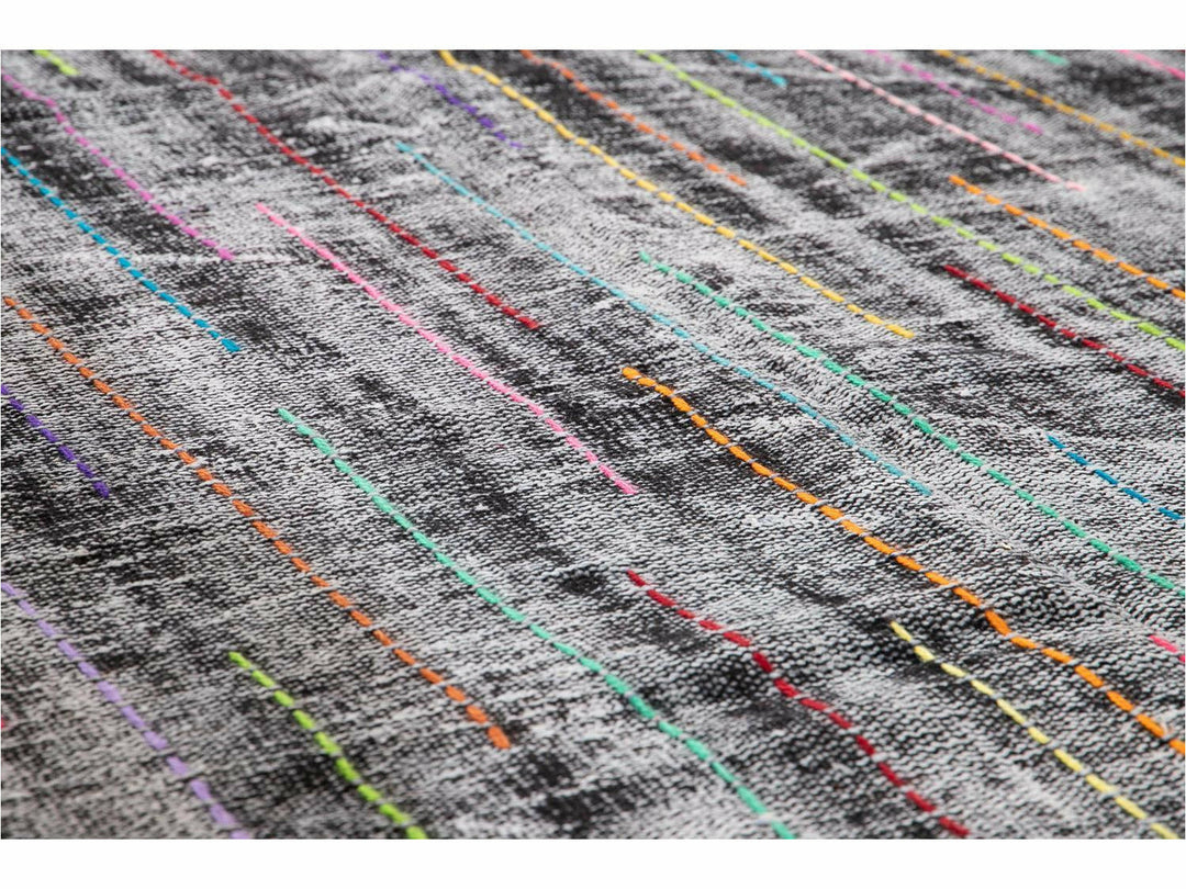 Vintage Overdyed Wool Rug 6 X 9