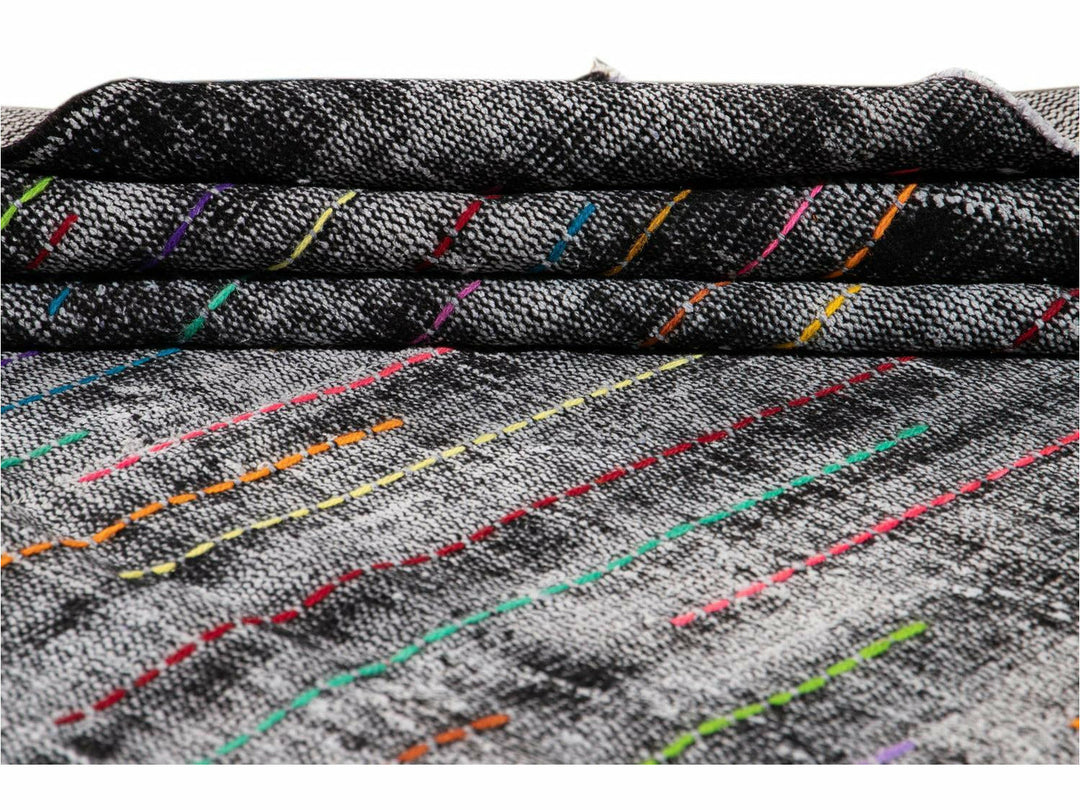 Vintage Overdyed Wool Rug 6 X 9