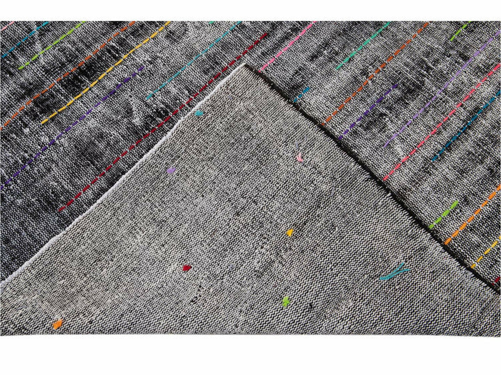 Vintage Overdyed Wool Rug 6 X 9