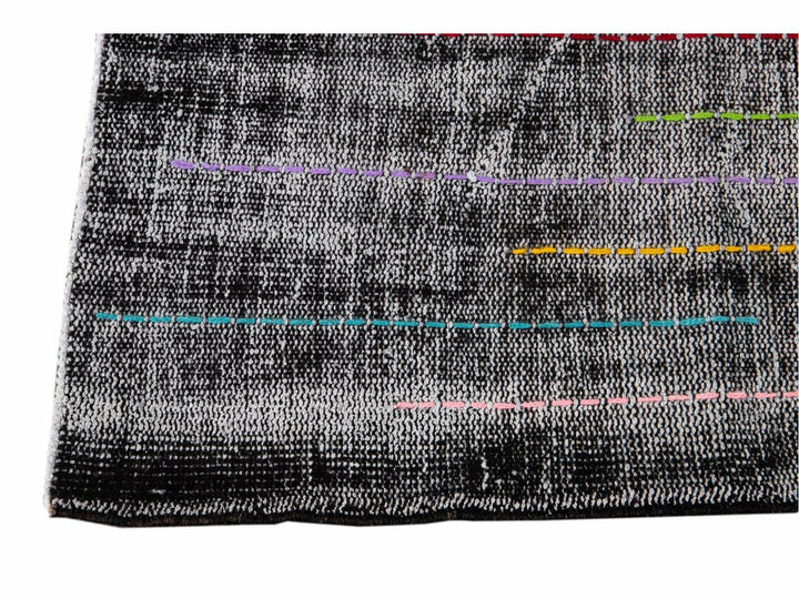 Vintage Overdyed Wool Rug 6 X 9