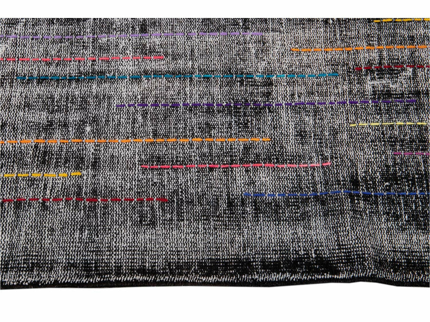 Vintage Overdyed Wool Rug 6 X 9