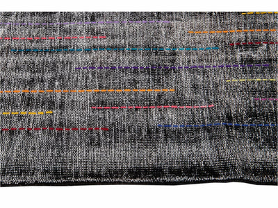 Vintage Overdyed Wool Rug 6 X 9