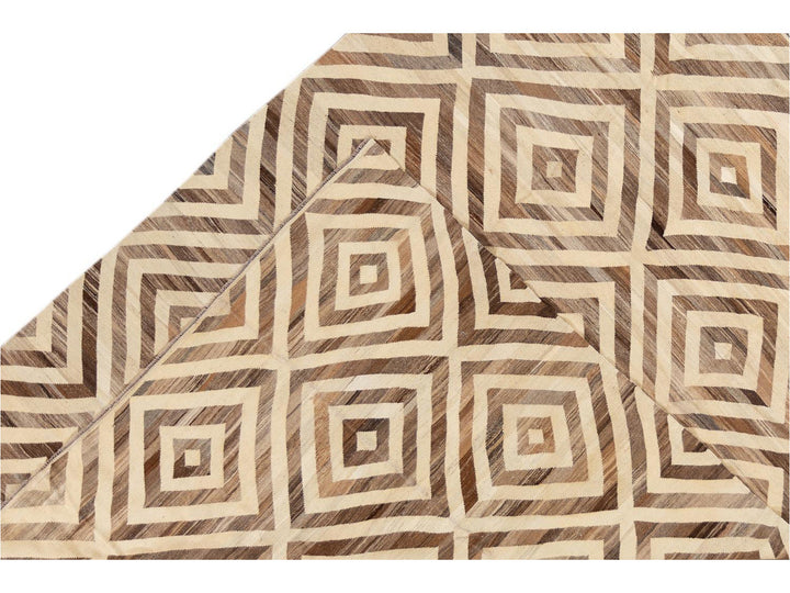 Modern Kilim Wool Rug 9 X 12