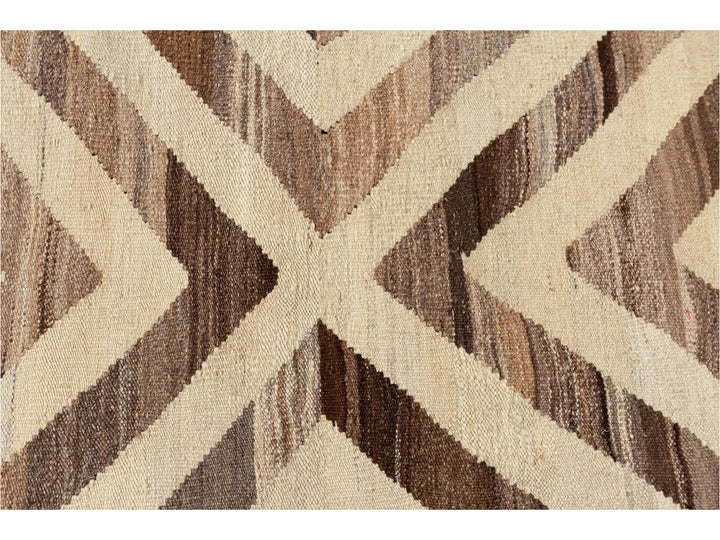 Modern Kilim Wool Rug 9 X 12