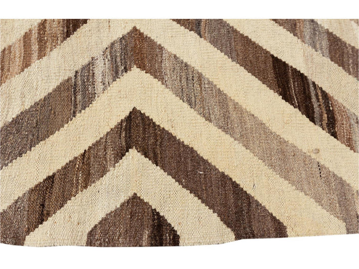 Modern Kilim Wool Rug 9 X 12