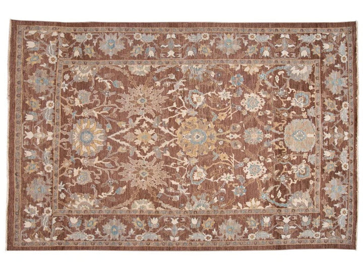 Contemporary Sultanabad Wool Rug 10 X 14