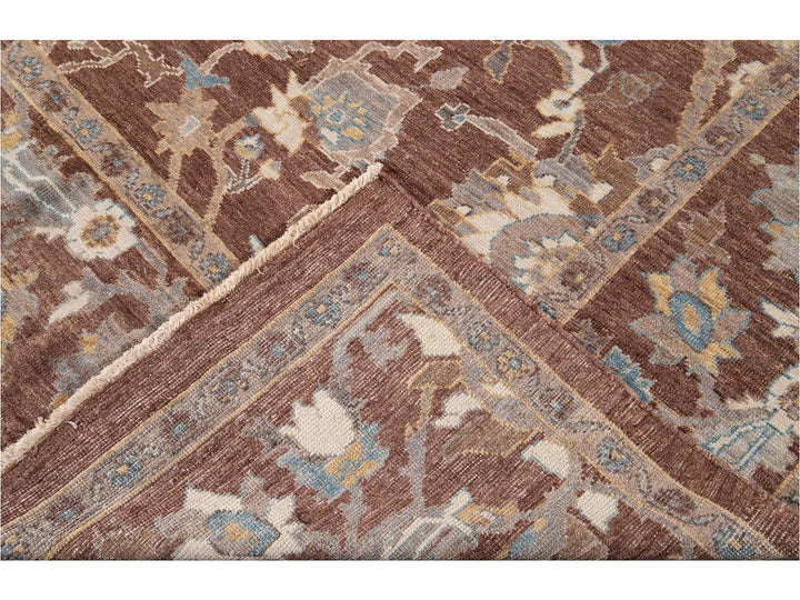 Contemporary Sultanabad Wool Rug 10 X 14
