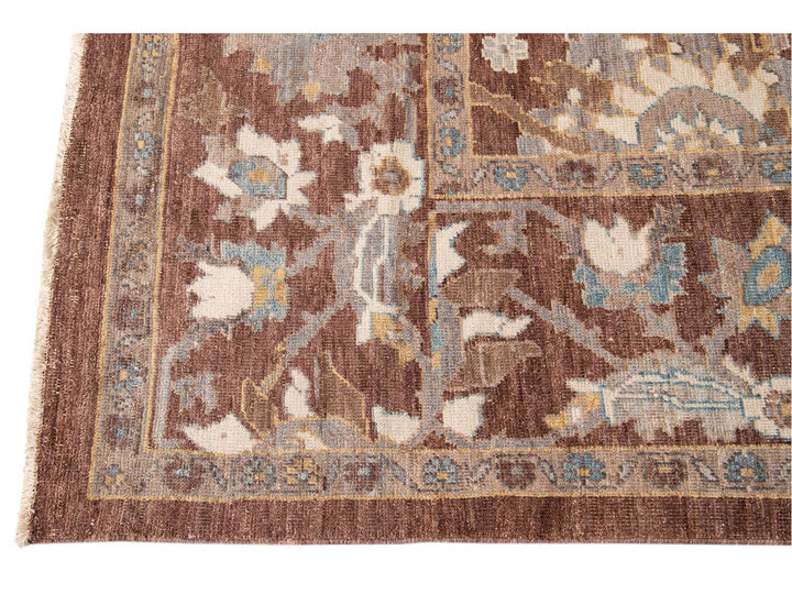 Contemporary Sultanabad Wool Rug 10 X 14