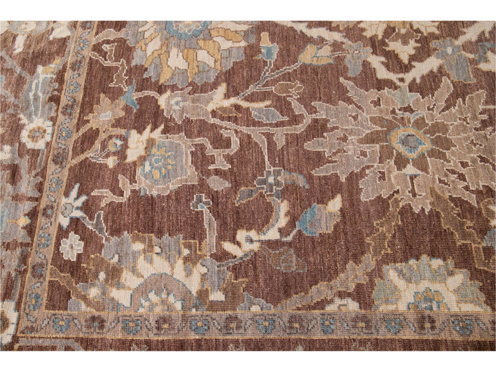 Contemporary Sultanabad Wool Rug 10 X 14