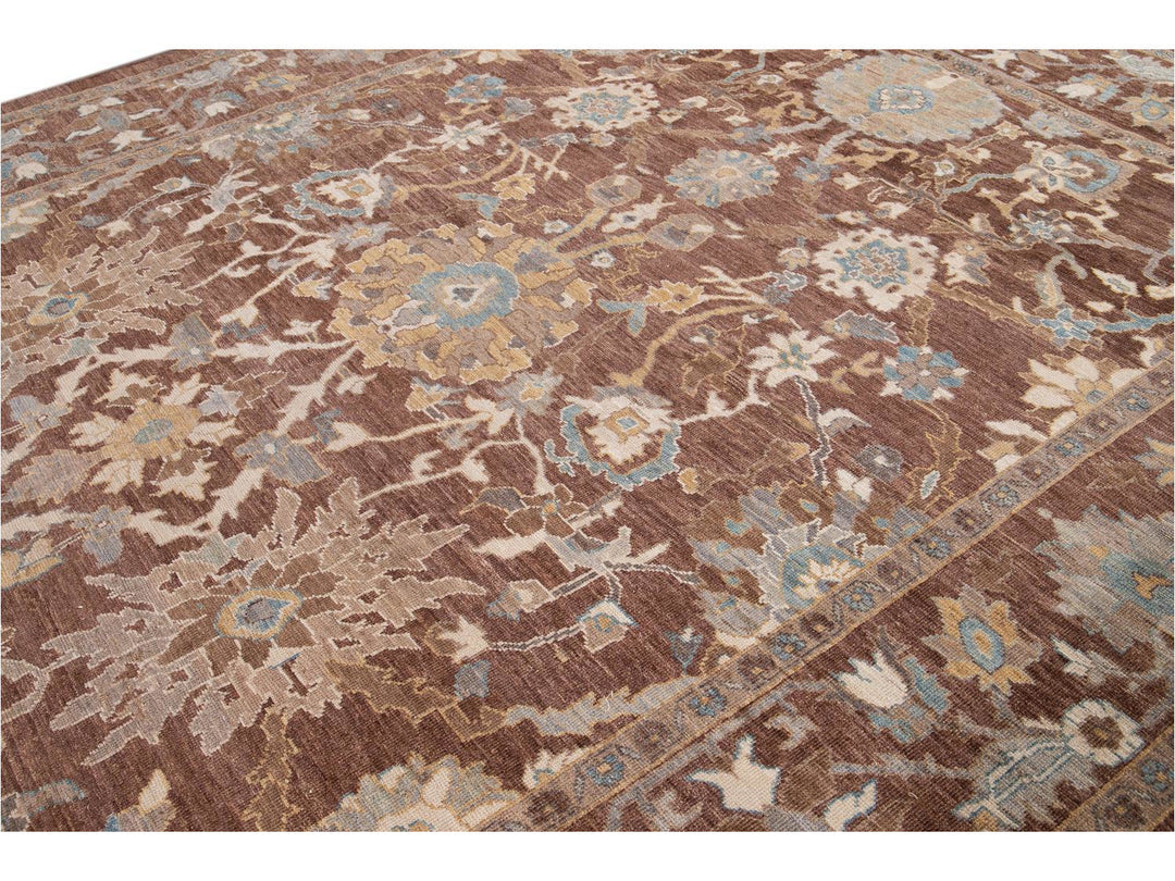 Contemporary Sultanabad Wool Rug 10 X 14