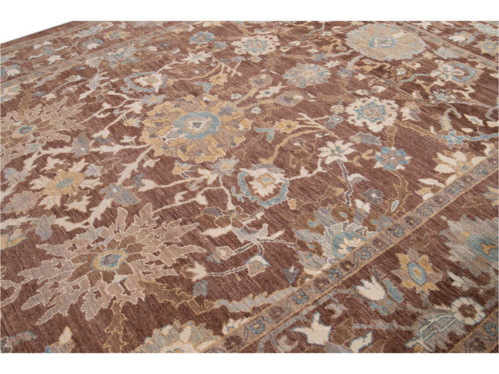 Contemporary Sultanabad Wool Rug 10 X 14