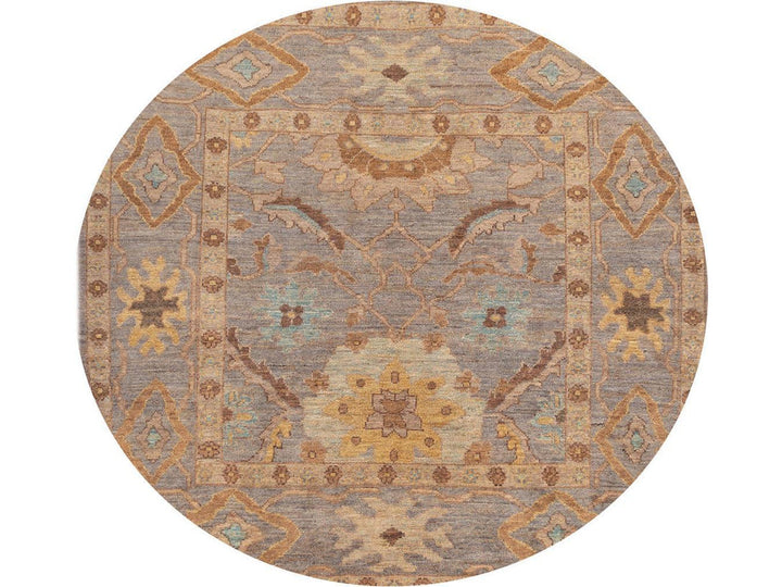 Modern Square Sultanabad Rug 6 X 6