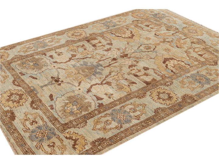 Modern Sultanabad Rug 5 X 7